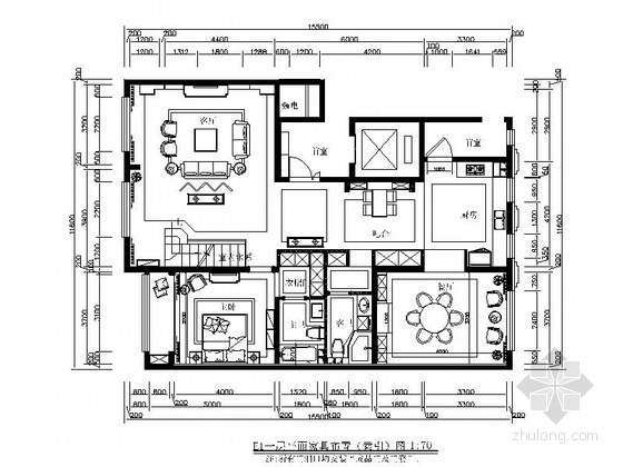 [内蒙]超美新中式LOFT公寓样板间施工图（超强力荐！）