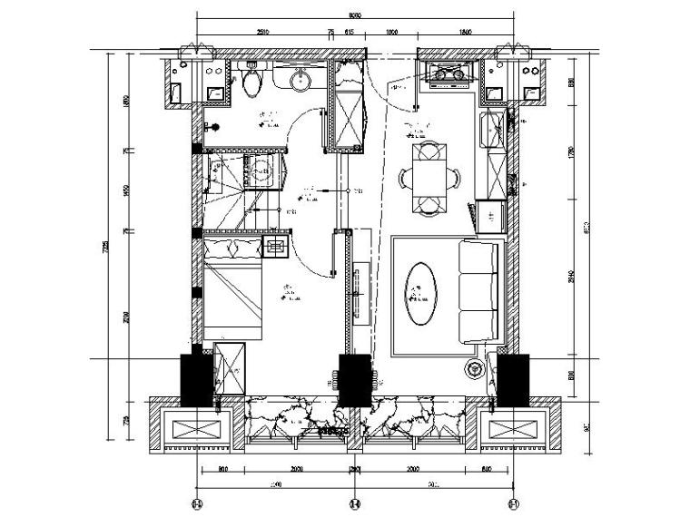 [北京]最新高档LOFT精装修住宅设计施工图