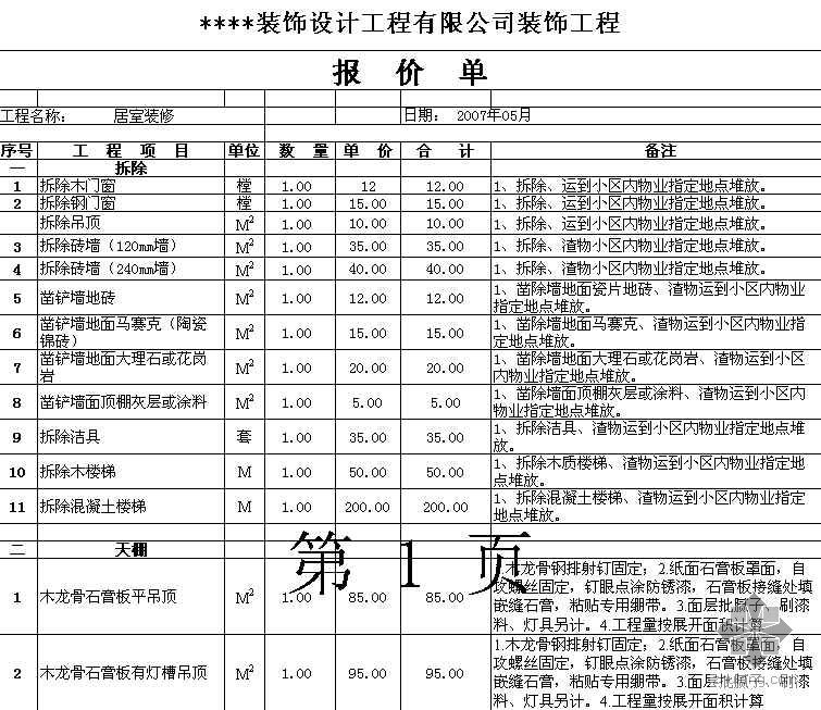 武汉83平米装修预算_80平米简装修预算_125平米装修半包预算