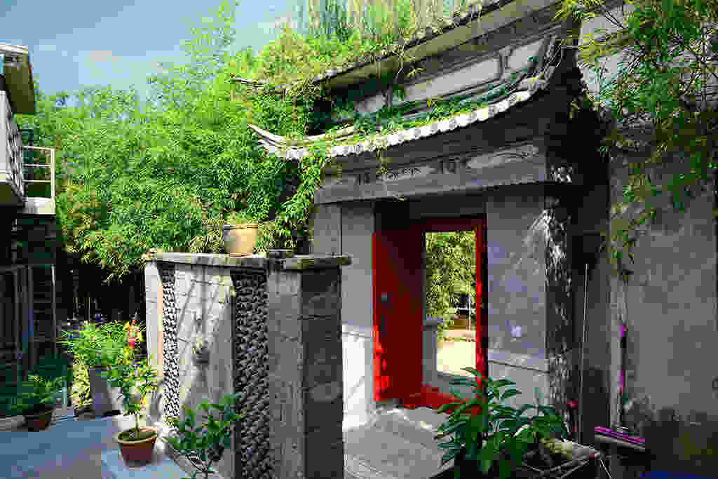 5款中式庭院墙磋计案例图中式仿古饱院大门窗修效果图