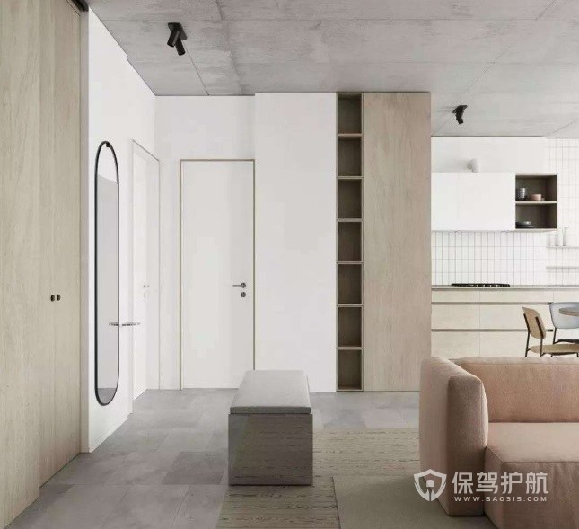 隐形门装修效果图-保驾护航