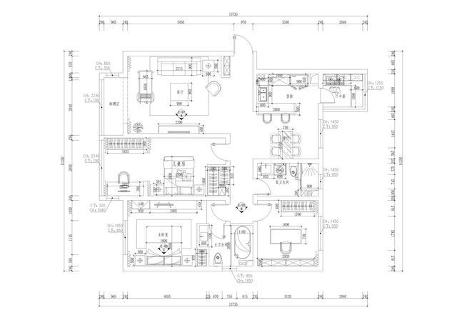 施工图做的这样详细装修公司或者施工队想赖账都不行！