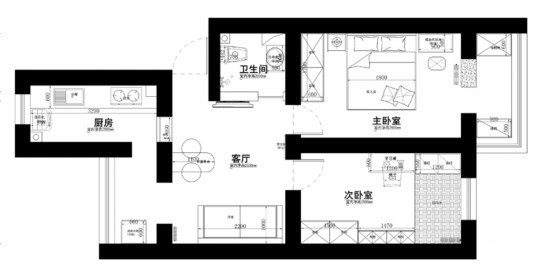 二十平小户型装修图片_65平小户型装修设计图_小户型70平装修设计图