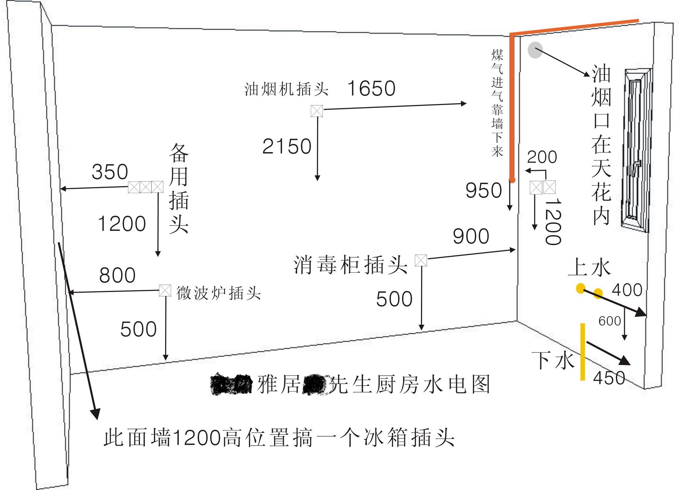 洗碗机水电怎么布置_装修水电平面布置图_洗碗机水电布置