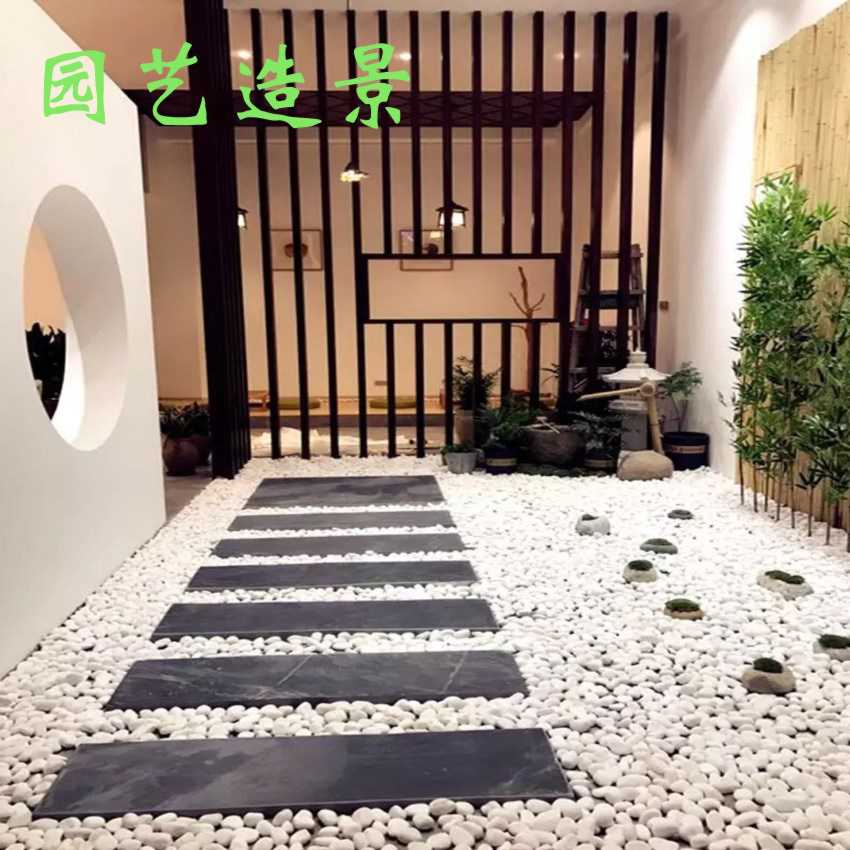 白色鹅卵石地面贴图_白色鹅卵石装修效果图片_房间装修图片白色