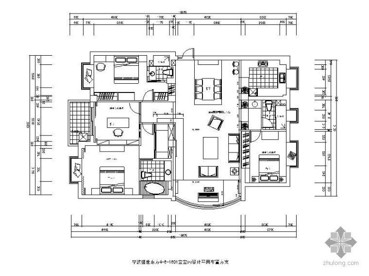 160平米四室二厅装修图(含实景)