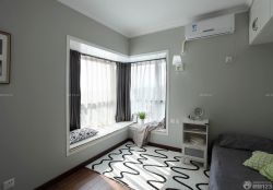 卧室拐角窗帘装修效果图大全_卧室飘窗帘装修效果图_卧室窗帘图