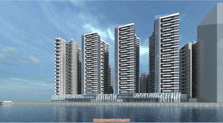 高层住宅户型图cad_现代高层住宅装修效果图_130平米装修效果图 最精美的现代简约装修效果
