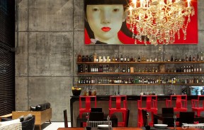 100平米酒吧装修效果图 loft风竧yle=