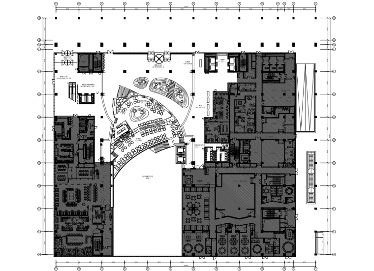 [北京]隈研吾-北京凯悦酒店室内装修施工图+方案+效果图+物料书