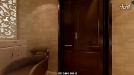 现代简约四室二厅客厅360全景装修效果图欣赏