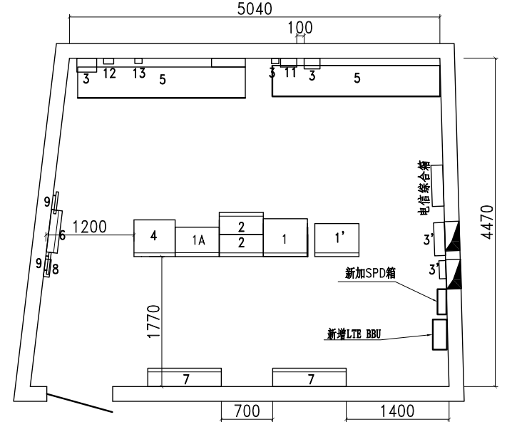 大昌电基站天馈线安装示意图