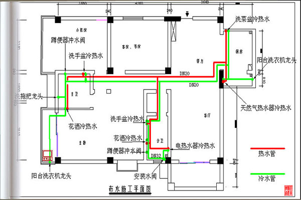 装修流程之水电_装修水电经验_装修水电示意图