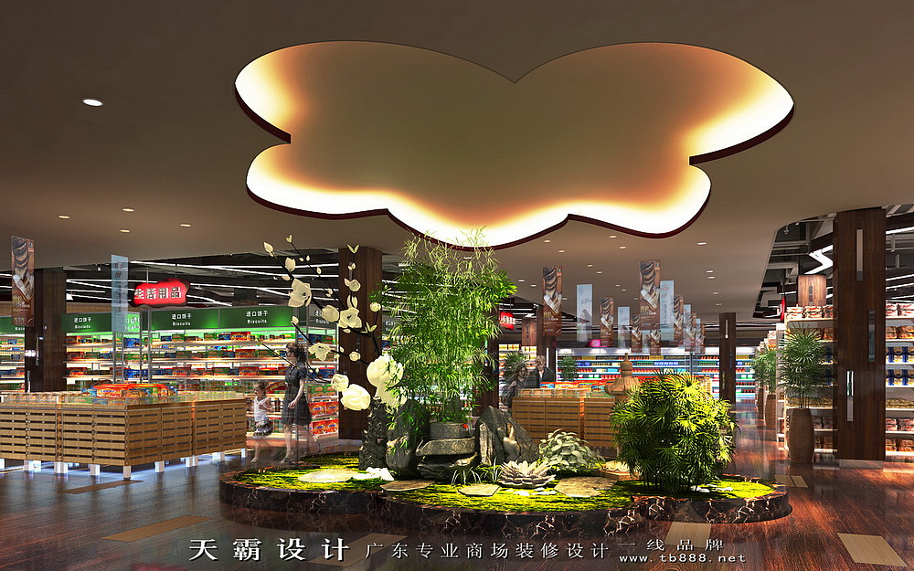 南宁商业空间装修效果图_商业时装店二层隔楼装修实景_130平米装修效果图 最精美的现代简约装修效果