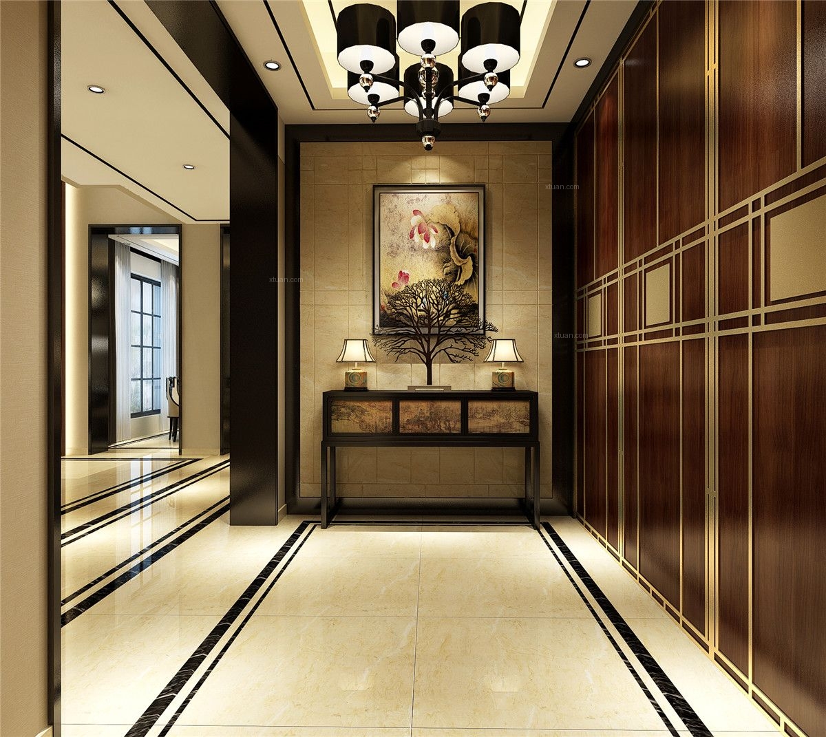 中式设计别墅设计_中式别墅设计装修_别墅中式装修效果图
