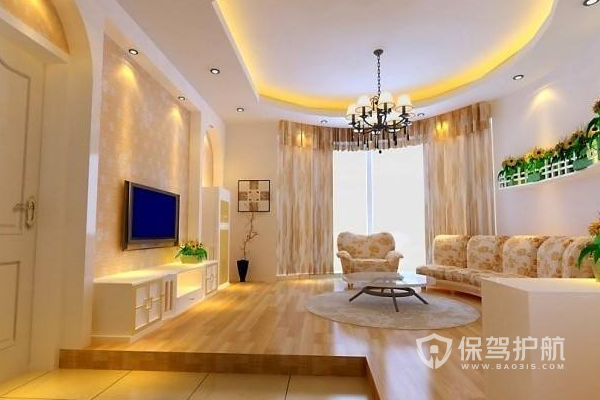 客厅设计效果图-保驾护航装修网