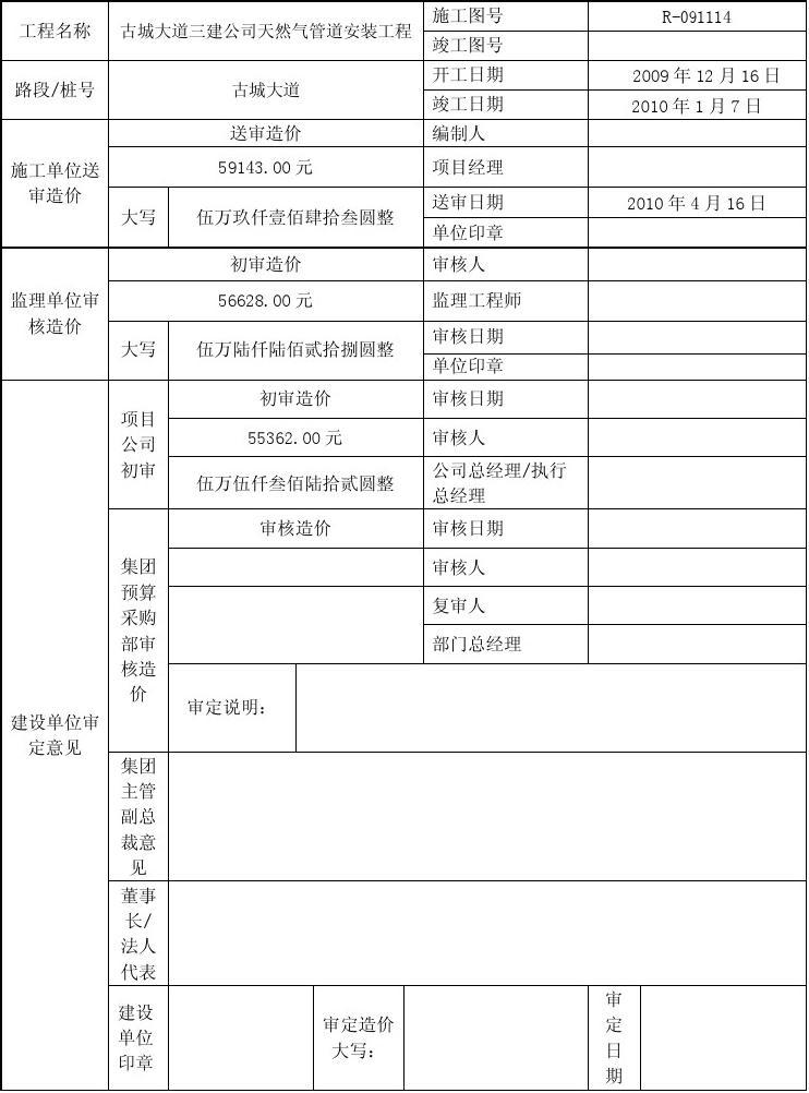 竣工工程申请验收报告_造价审计 结算审计 竣工审计_装修工程竣工结算书