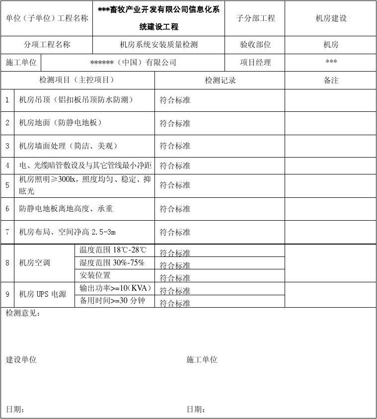 地基与基础工程施工单位工程质量竣工报告_机房装修工程竣工资料_安装资料与竣工资料