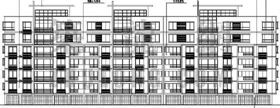 某单位宿舍公寓楼建筑施工图