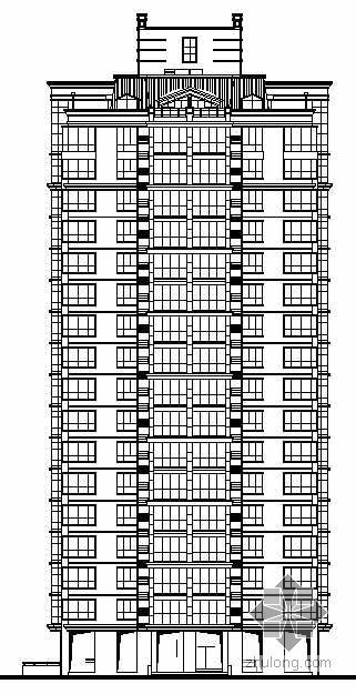[江苏]某巴黎式公寓楼及会所建筑施工图