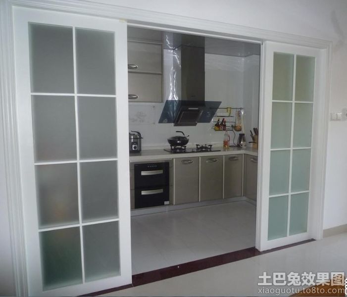 厨房装修隔断效果图_厨房隔断效果图片大全_厨房门隔断装修效果图大全