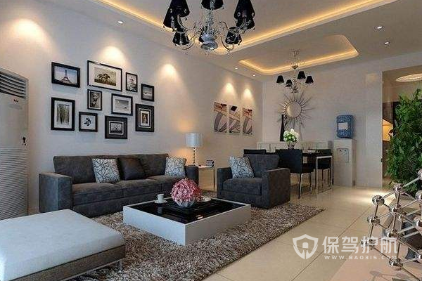 客厅墙面布局效果图-保驾护航装修网