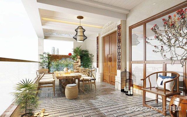 阳台装修效果_露天阳台装修效果图片_高层双阳台装修效果图