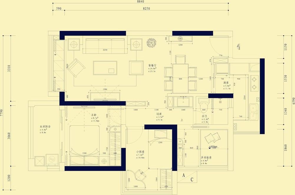 绿色装修选材设计500问:居室细节设计_卫生间装修设计平面图_保姆间装修效果图