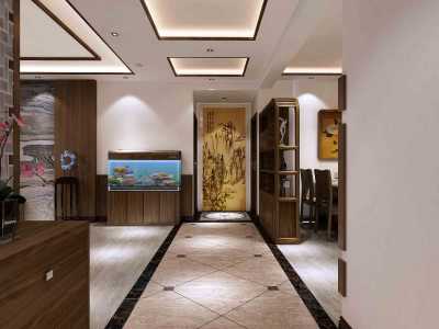 如何衔接过道地板砖与客厅和餐厅地板 客厅餐厅过道的地板砖铺贴装修效果图