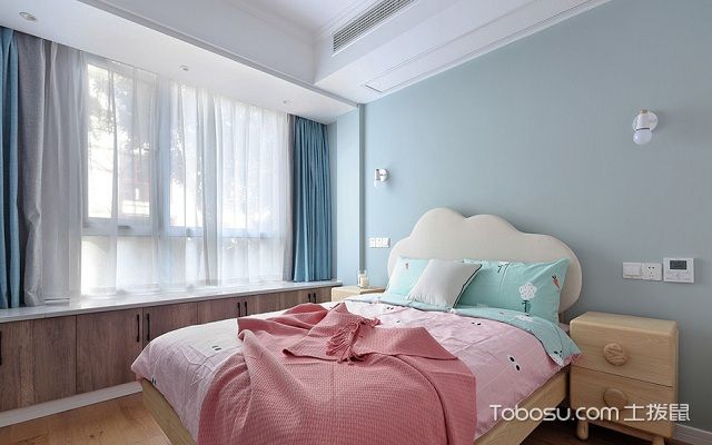 最新简约少女卧室装修图片
