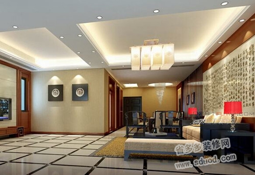 大厅有横梁可以吊灯槽吗_走廊有横梁装修效果图_大厅有横梁装修效果图