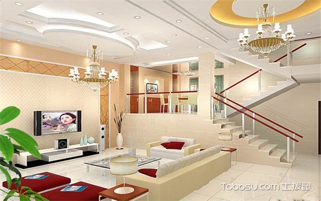 特色一二楼复式楼装修效果图