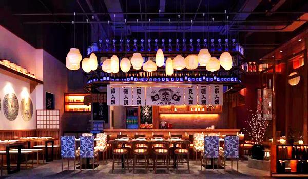 日式居酒屋装修效果图_自助餐厅装修效果工业风图_日式北欧风格装修效果