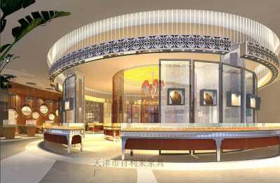 肩珠宝展厅设计装修效果图 5款国际珠宝展厅录置设计图片