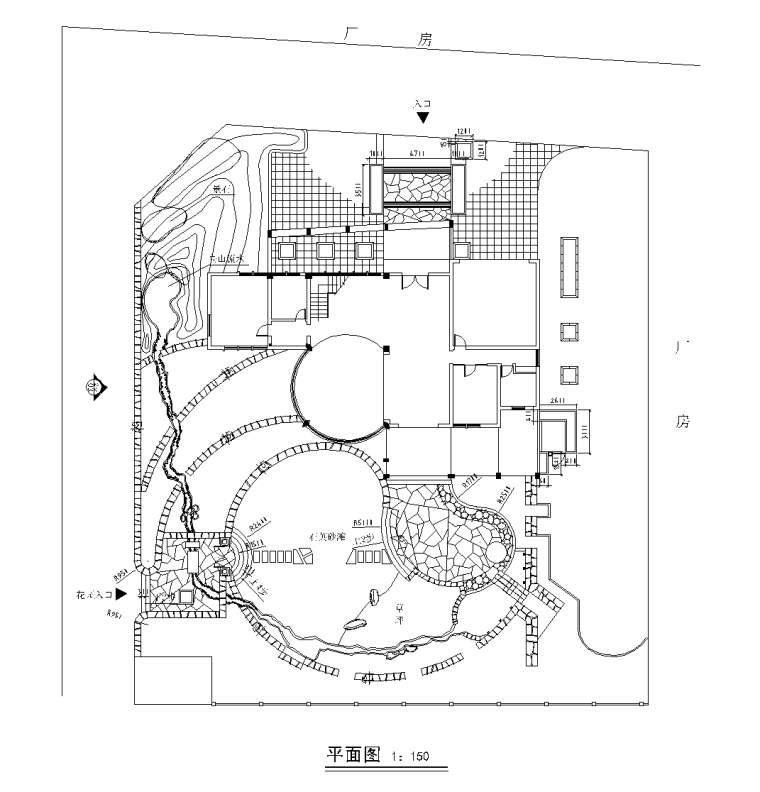 别墅景观设计CAD施工图
