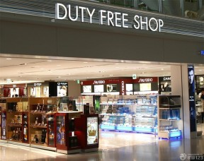 化妆品店门头图片 商场设计