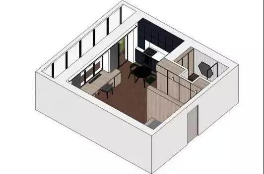 小户型的装修技巧: 50m2的小房子, 改后看起来有100多m2