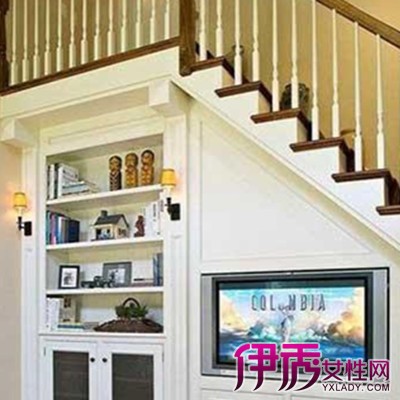 复式楼梯下面装修效果图_设计吧廊复式装修楼梯效果图_复式楼梯下面空间利用装修设计