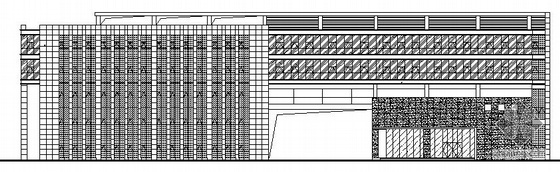 [江苏省南京市]某奥体办公楼外幕墙工程建筑施工图