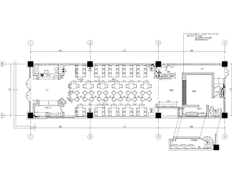 [郑州]镶兰集之兰州五味壹品牛肉面郑州建设东路店装修设计施工图（附效果图）