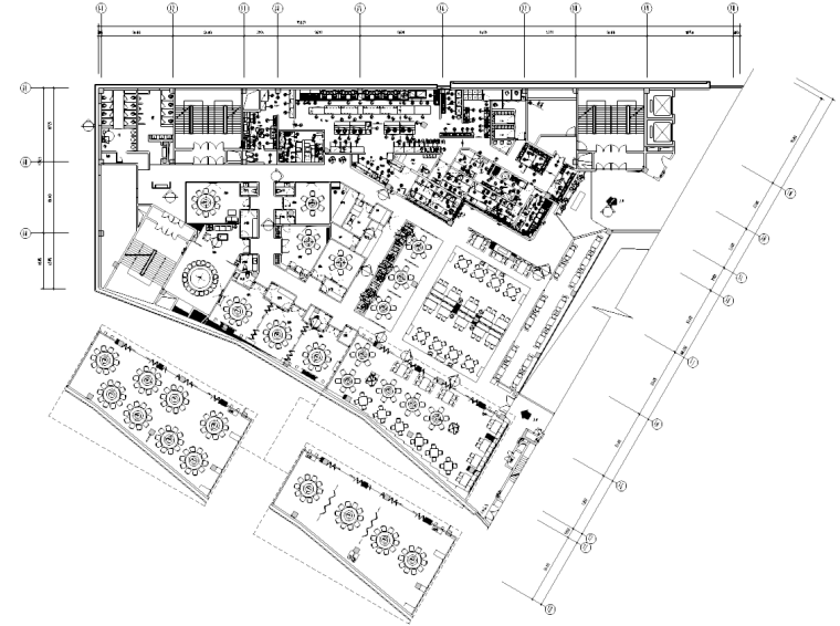 [云南]后现代风格主题餐厅装修全套施工图（附效果图）