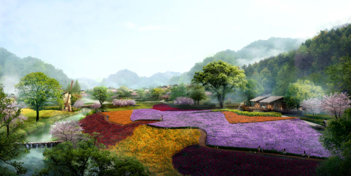 [山东]芳香之旅生态度假区景观设计方案
