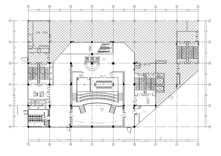 [台州]BONA博纳国际影城台州店室内设计方案+装修施工图+水暖电施工图