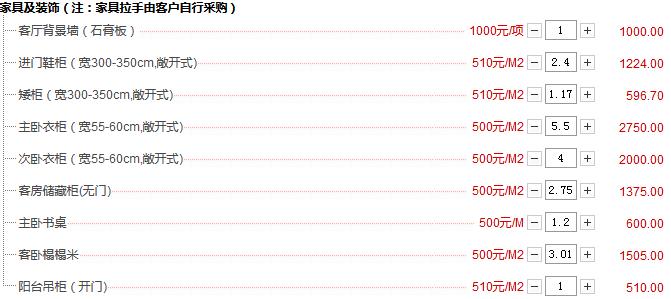 8万80平全包装修预算清单
