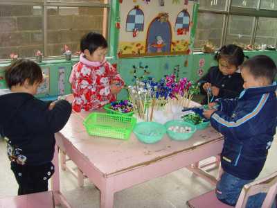 4款农村幼儿园装修效果图 农村幼儿园校房室内区角环境布置设计案例图
