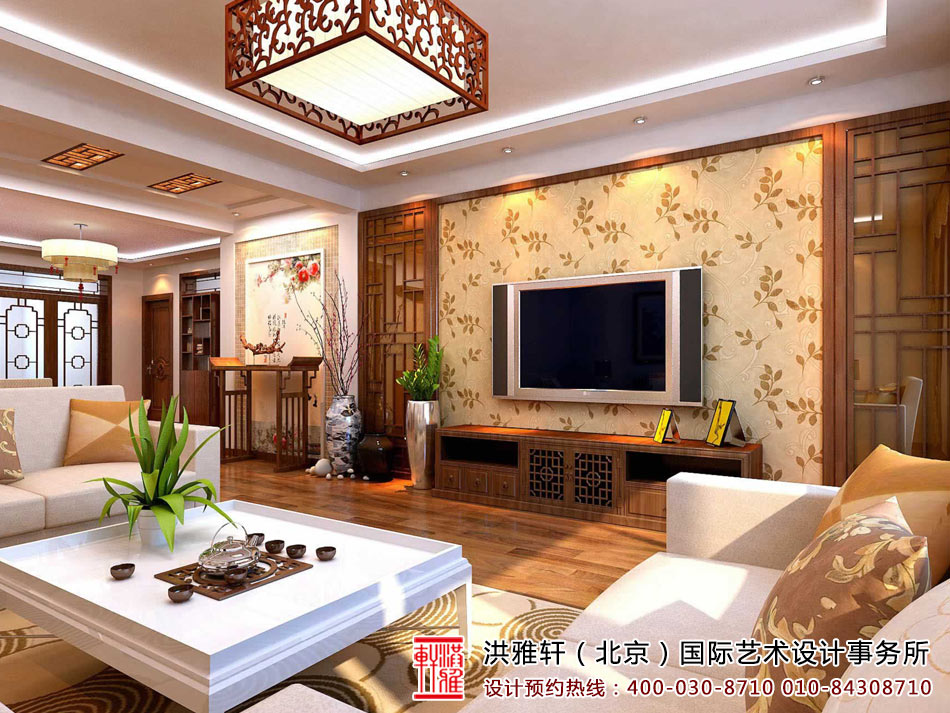 现代中式客厅装修效果图欣赏_简单客厅中式装修效果图_中式客厅装修图片效果图