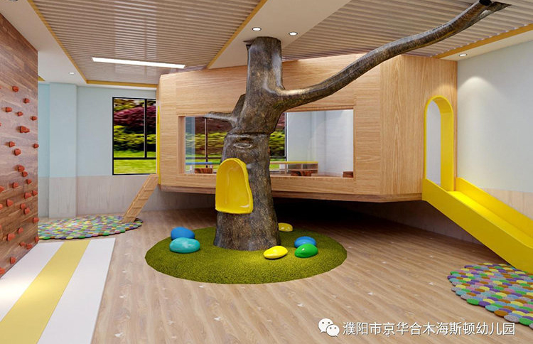十二个班亲子园设计装修4000平