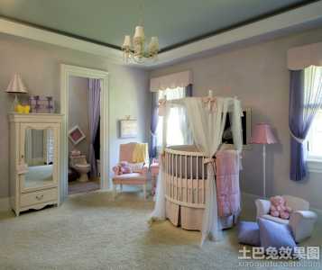 宝宝乘卧室应该约置 4款家庭新生儿舒适房间环境布置装修案例图