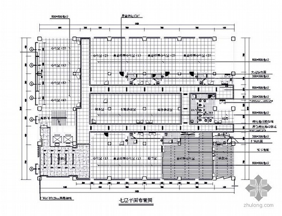 [深圳]某大厦装修工程竣工图（装饰、水、电）
