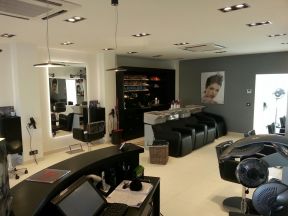 美发店创意装修 室内设计